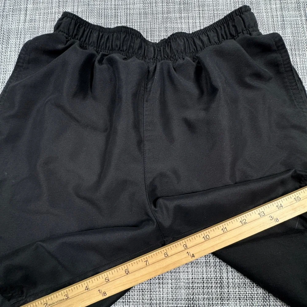 Nike Core Volley Swim Trunks Mens Small Black Mesh Lined Elastic Waist 7 Shorts